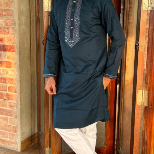 চায়না জেকেট কটন পাঞ্জাবী - কোড: ৬০৩