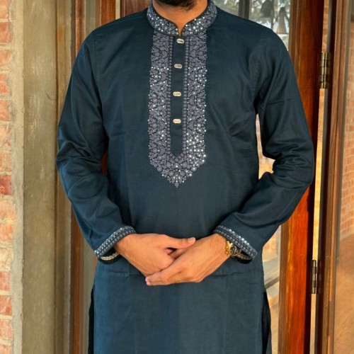 চায়না জেকেট কটন পাঞ্জাবী - কোড: ৬০৩