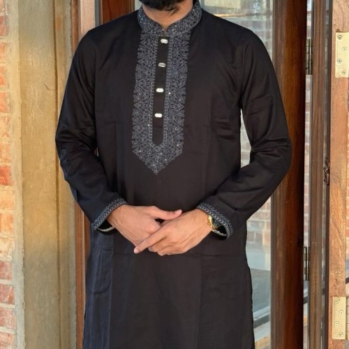 চায়না জেকেট কটন পাঞ্জাবী - কোড: ৬০২