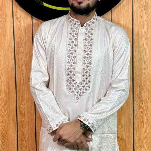 টিস্যু কটন পাঞ্জাবী - ৬২৩