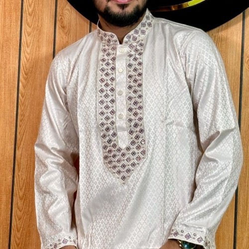 টিস্যু কটন পাঞ্জাবী - ৬২৩