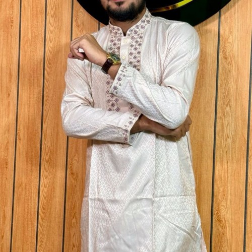 টিস্যু কটন পাঞ্জাবী - ৬২৩