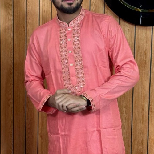 সিকুএন্স এমব্রয়ডারি পাঞ্জাবী - কোড: ৬২৮