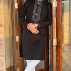 চায়না জেকেট কটন পাঞ্জাবী - কোড: ৬০২