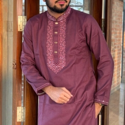 চায়না জেকেট কটন পাঞ্জাবী - কোড: ৬০১